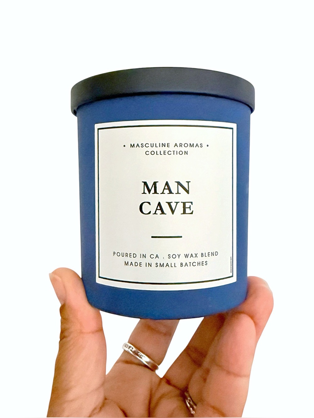 Leoben Company Man Cave Masculine Aromas Soy Wax Candle - Blue